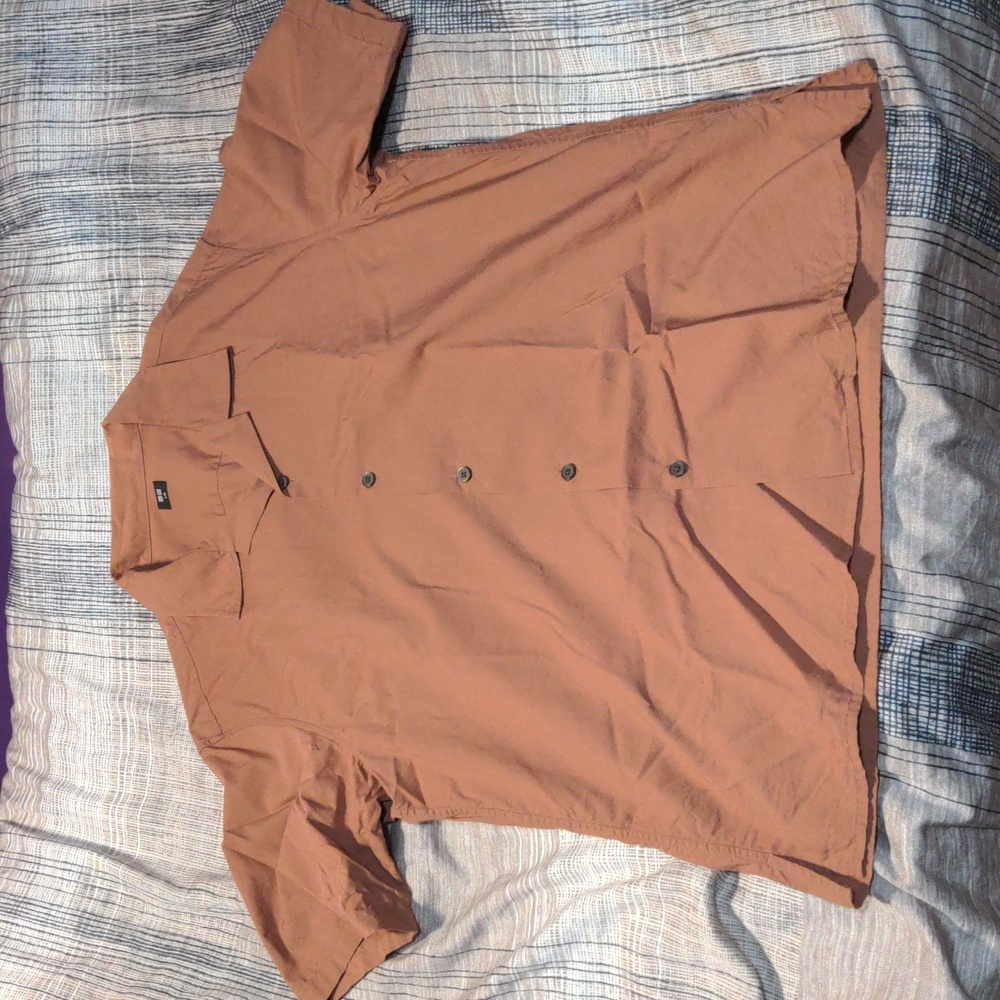 Uniqlo camp collar shirt, size L